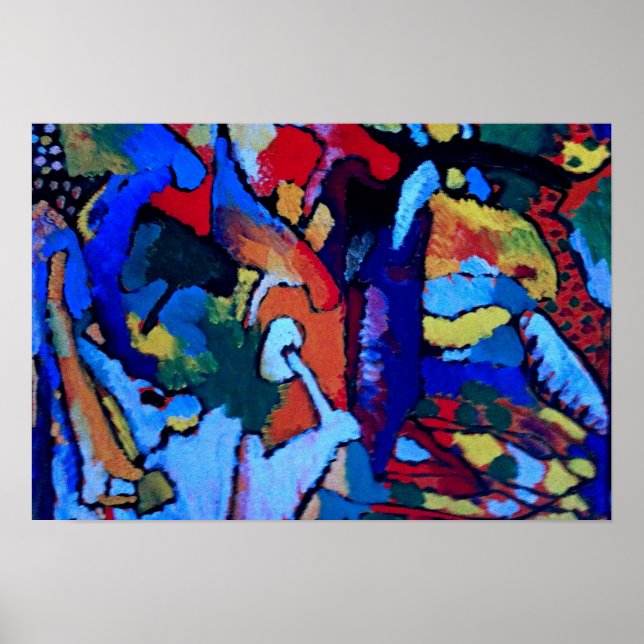 Kandinsky Abstract art Poster (Front)
