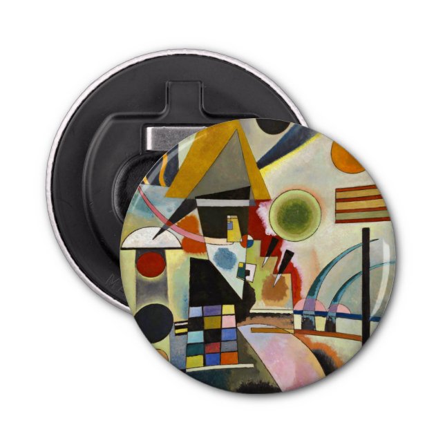 Kandinsky Abstract Artwork Bottle Opener (Front)
