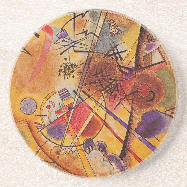 Kandinsky Abstract Artwork Coaster (Front)