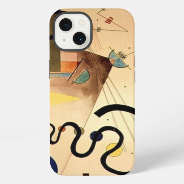 Kandinsky Abstract Artwork iPhone Case (Back)