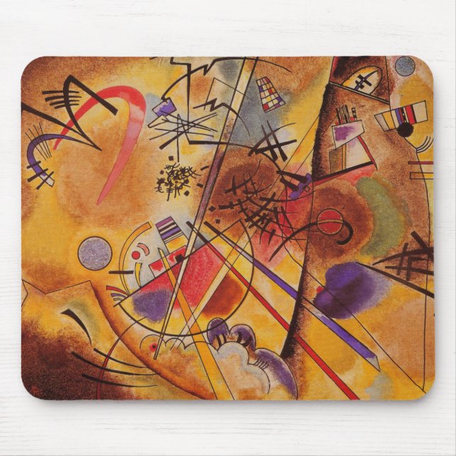 Kandinsky Abstract Artwork Mouse Pad (Front)