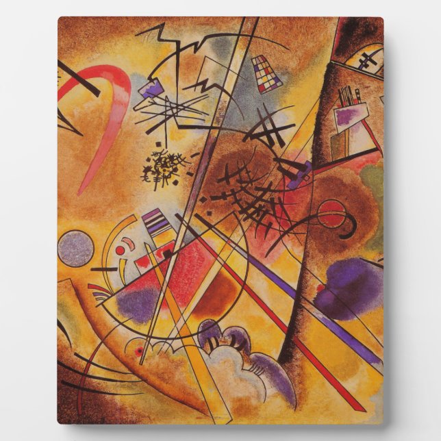 Kandinsky Abstract Artwork Plaque (Front)