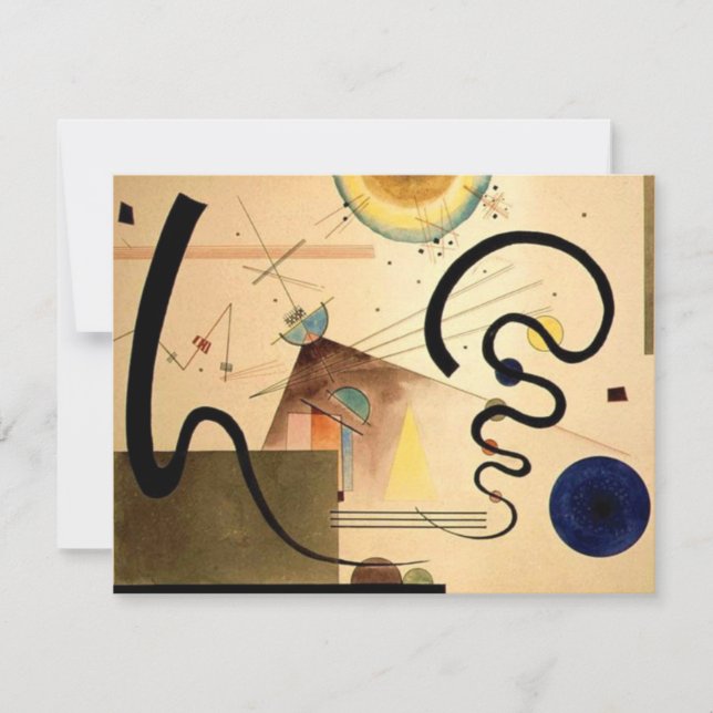 Kandinsky Abstract Card (Front)
