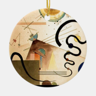 Kandinsky Abstract Ceramic Ornament