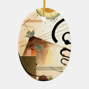 Kandinsky Abstract Ceramic Tree Decoration