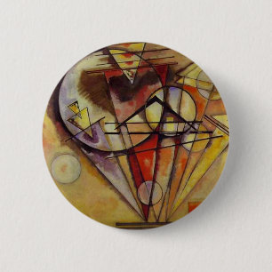 Kandinsky Abstract Circles 6 Cm Round Badge