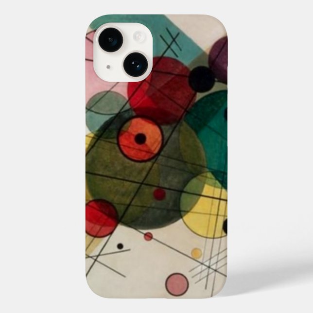Kandinsky Abstract Circles Case-Mate iPhone Case (Back)