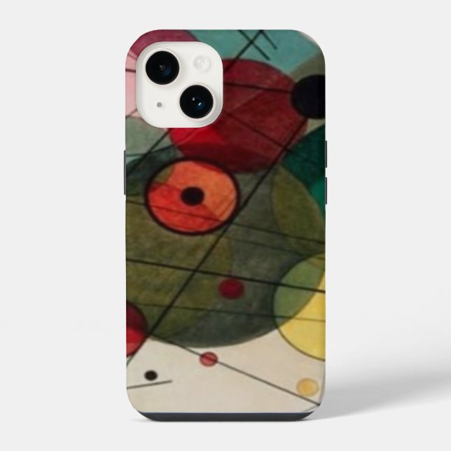Kandinsky Abstract Circles iPhone Case (Back)