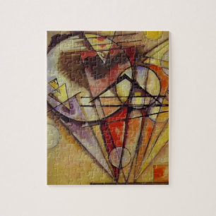 Kandinsky Abstract Circles Jigsaw Puzzle