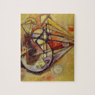 Kandinsky Abstract Circles Jigsaw Puzzle