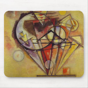 Kandinsky Abstract Circles Mouse Pad