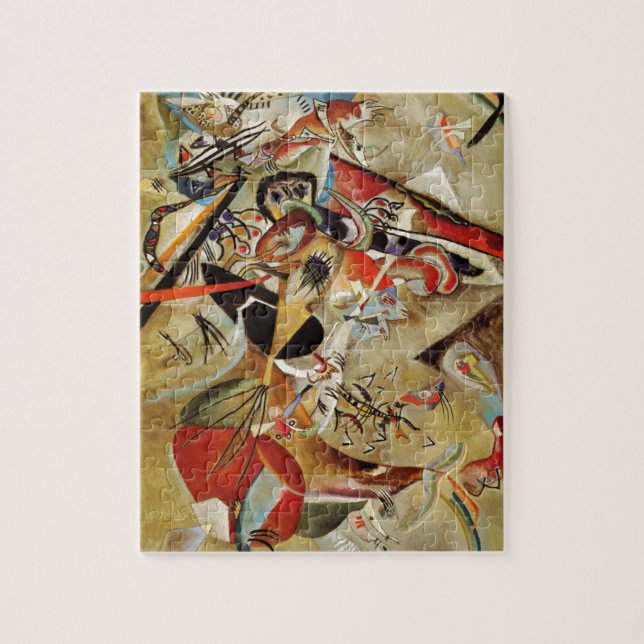 Kandinsky Abstract Composition Jigsaw Puzzle (Vertical)