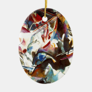 Kandinsky Abstract Composition VI Ceramic Ornament