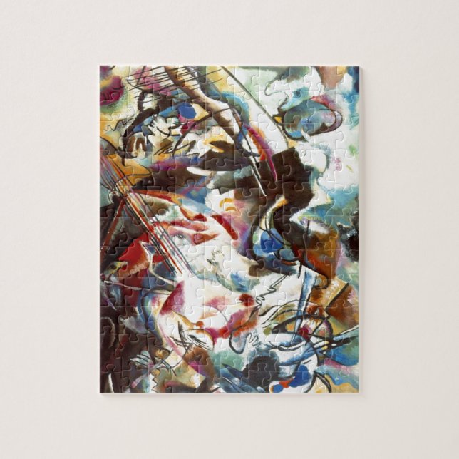 Kandinsky Abstract Composition VI Jigsaw Puzzle (Vertical)