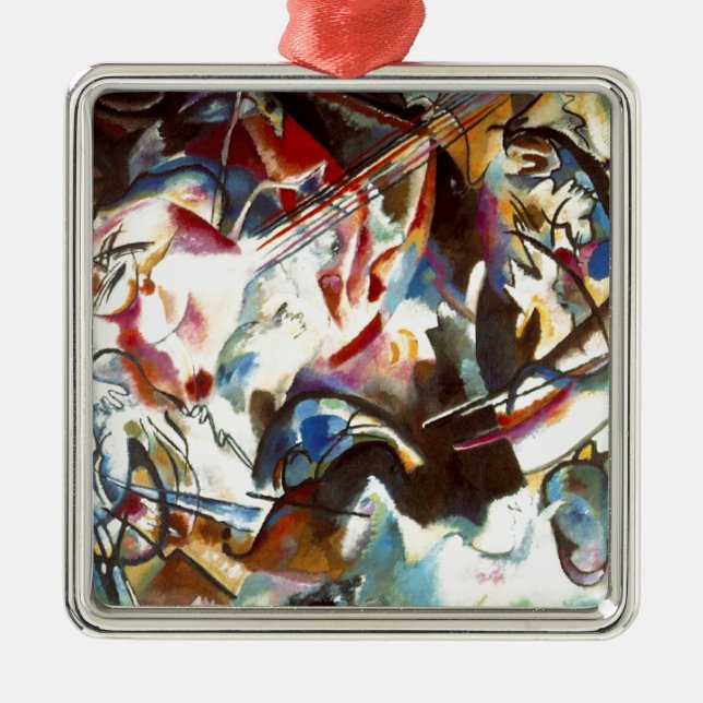 Kandinsky Abstract Composition VI Metal Ornament (Front)