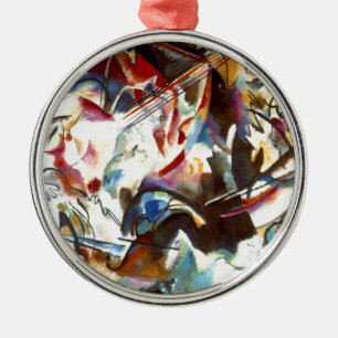 Kandinsky Abstract Composition VI Metal Tree Decoration