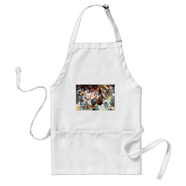 Kandinsky Abstract Composition VI Standard Apron (Front)