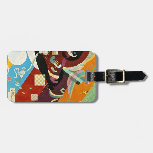 Kandinsky Abstract Compositon IX Luggage Tag (Front Horizontal)
