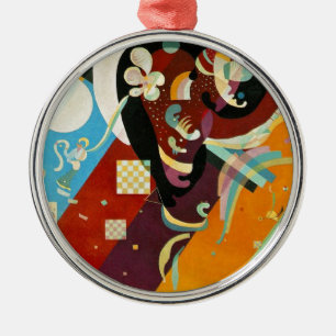 Kandinsky Abstract Compositon IX Metal Tree Decoration