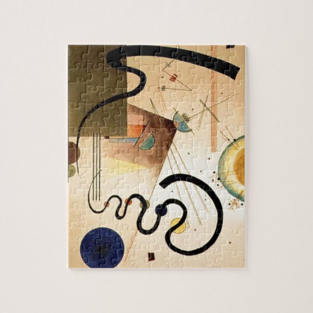 Kandinsky Abstract Contemporary Artwork Jigsaw Puzzle (Vertical)