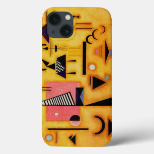 Kandinsky Abstract Decisive Pink Geometric Shapes iPhone 13 Case