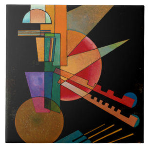 Kandinsky - Abstract Interpretation Ceramic Tile