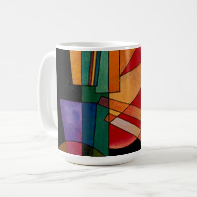 Kandinsky - Abstract Interpretation Coffee Mug (Front Left)