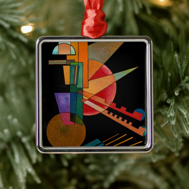 Kandinsky - Abstract Interpretation Metal Ornament (Tree)