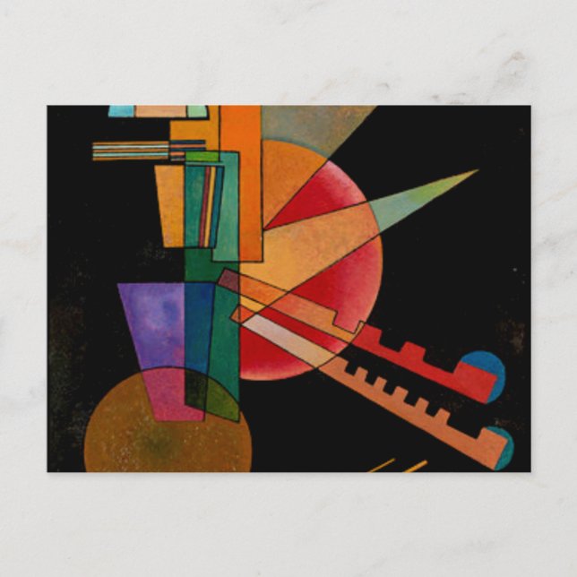 Kandinsky - Abstract Interpretation Postcard (Front)
