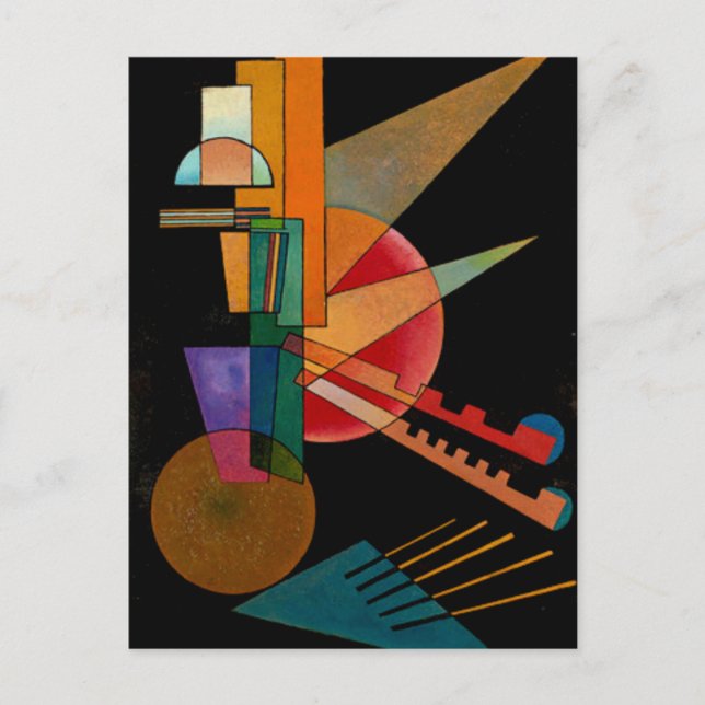 Kandinsky - Abstract Interpretation Postcard (Front)