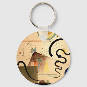 Kandinsky Abstract Key Ring