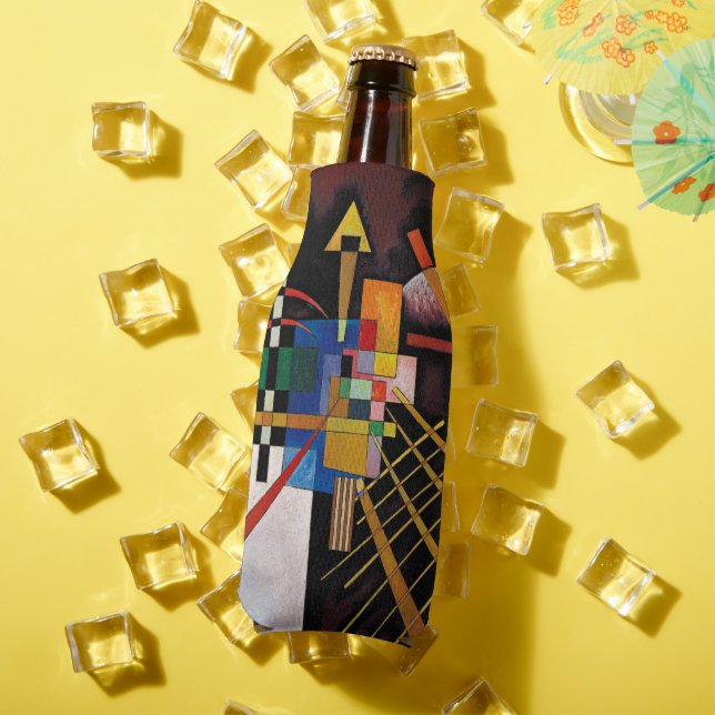 Kandinsky Abstract Painting Classical Artwork Bottle Cooler (In Situ Summer)