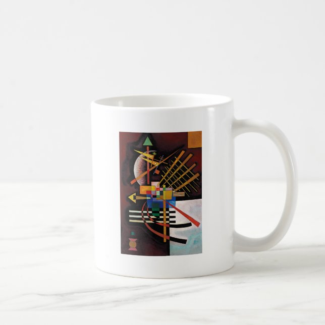 Kandinsky Abstract Painting Classical Artwork Coffee Mug (Right)