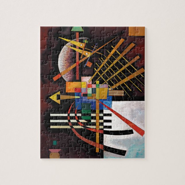 Kandinsky Abstract Painting Classical Artwork Jigsaw Puzzle (Vertical)