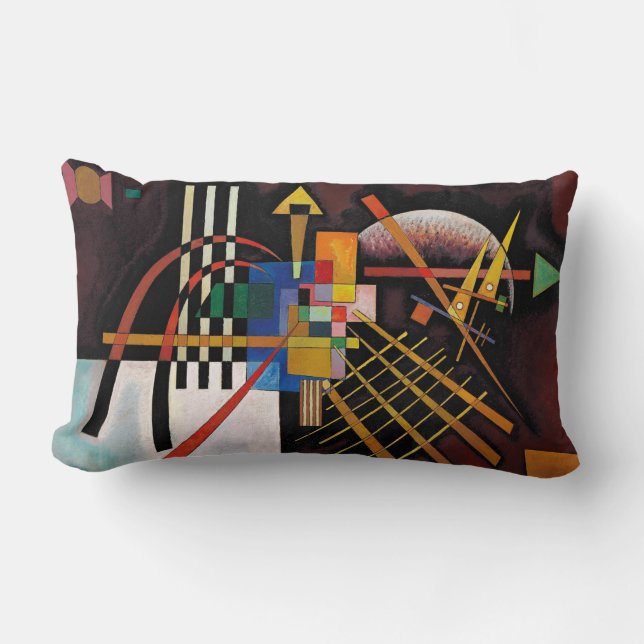 Kandinsky Abstract Painting Classical Artwork Lumbar Cushion (Front)