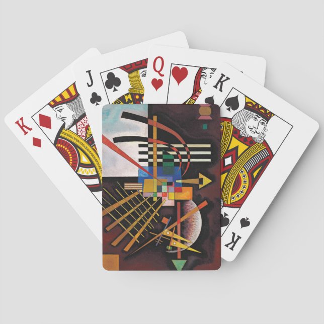 Kandinsky Abstract Painting Classical Artwork Playing Cards (Back)