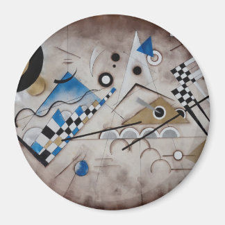 Kandinsky abstract painting mid century modern art magnet