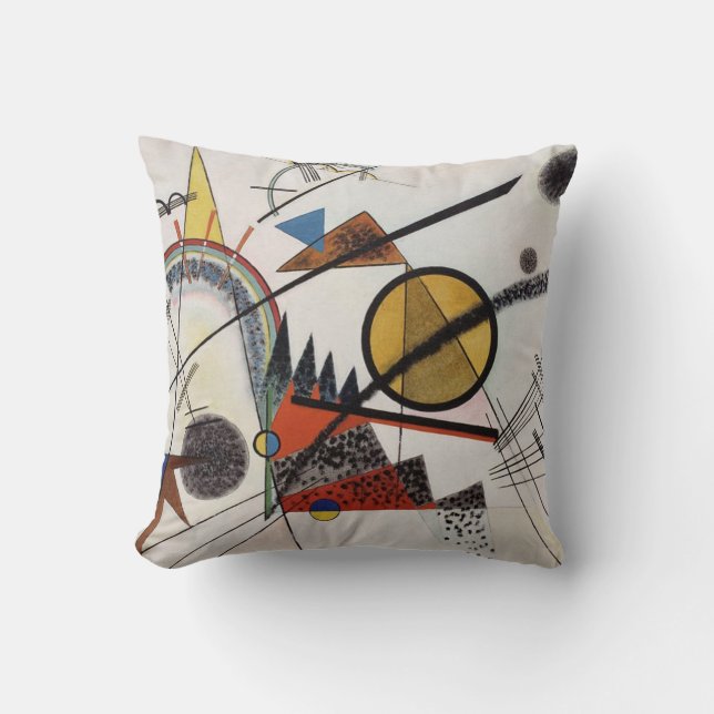 Kandinsky Abstract Painting Modern Art Master Cushion (Front)