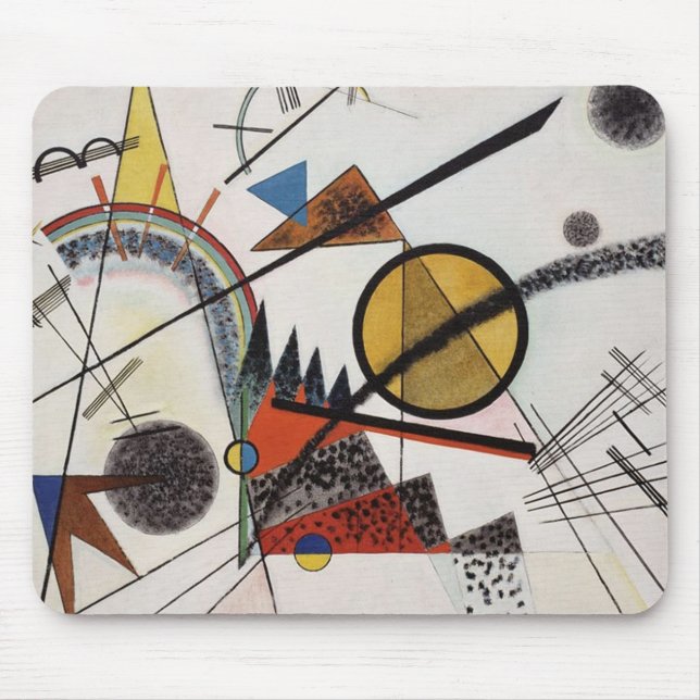 Kandinsky Abstract Painting Modern Art Master Mouse Pad (Front)