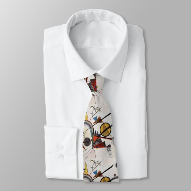 Kandinsky Abstract Painting Modern Art Master Tie (Tied)