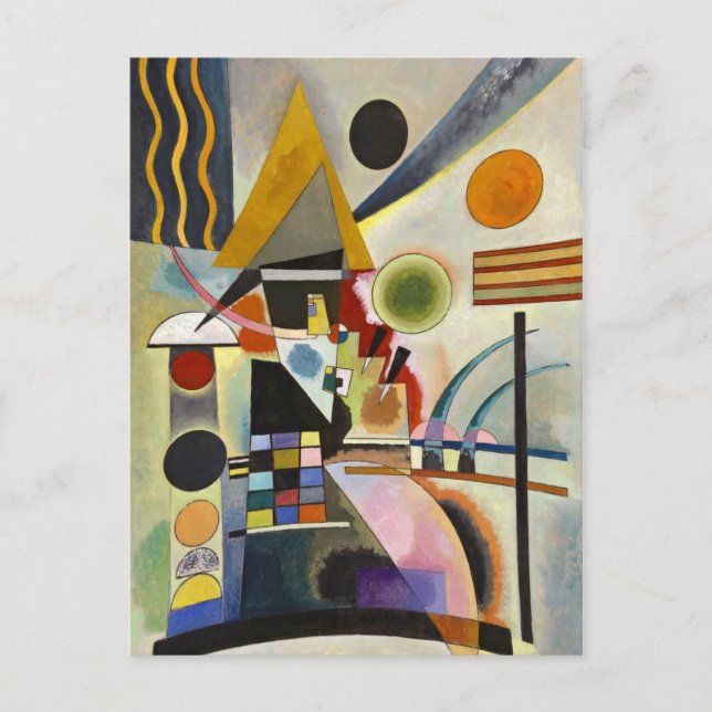 Kandinsky Abstract Painting Postcard (Front)