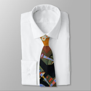 Kandinsky Abstract Painting Tie