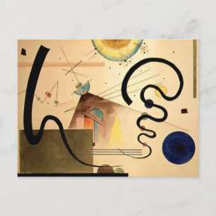 Kandinsky Abstract Postcard