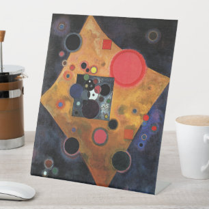 Kandinsky - Accent on Rose, Pedestal Sign