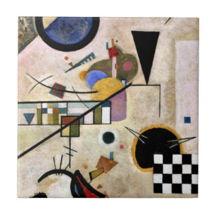 Kandinsky - Accords Opposes, Ceramic Tile