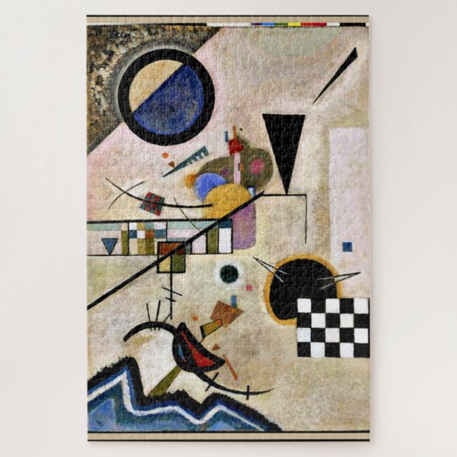 Kandinsky - Accords Opposes Jigsaw Puzzle (Vertical)