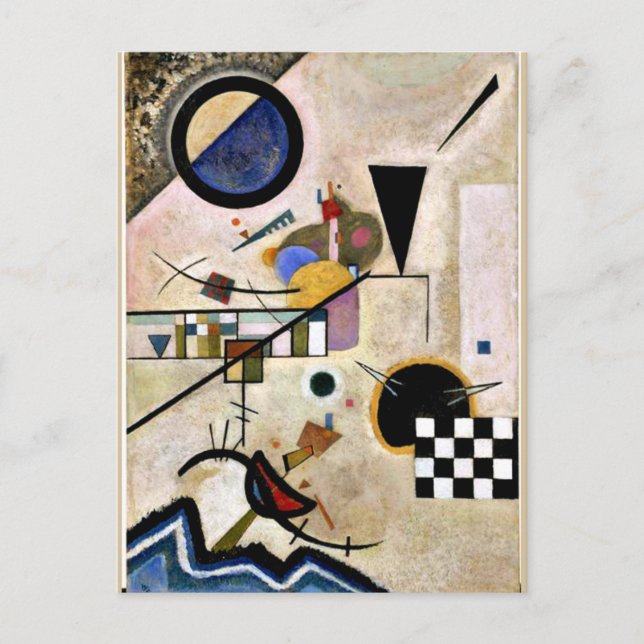 Kandinsky - Accords Opposes Postcard (Front)