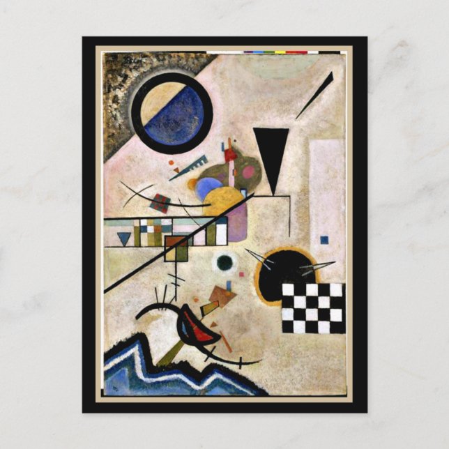 Kandinsky - Accords Opposes Postcard (Front)