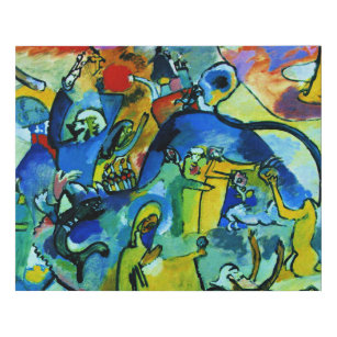 Kandinsky - All Saints Day II, Faux Canvas Print