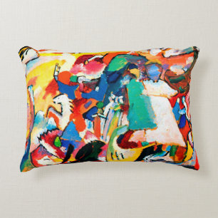 Kandinsky Angel of the Last Judgement Pillow